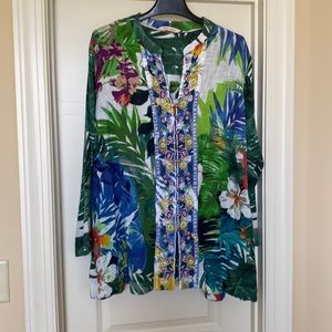 Beautiful top with beaded details